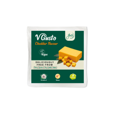 V Gusto GF Cheddar Flavor Block 200g