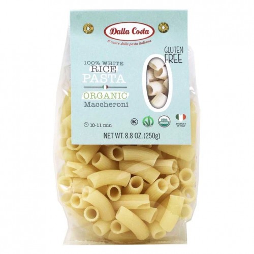 Dalla Costa Organic GF Maccheroni White Rice 250g 