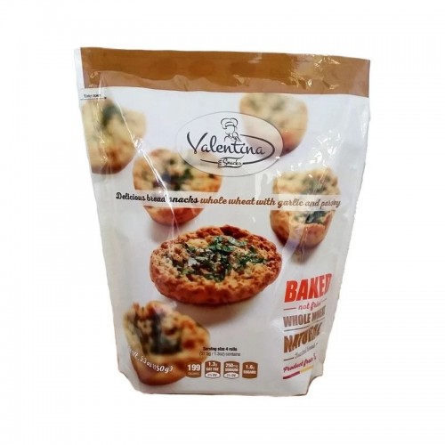 Valentina Wheat Garlic & Wheat Bran Bread 150g 