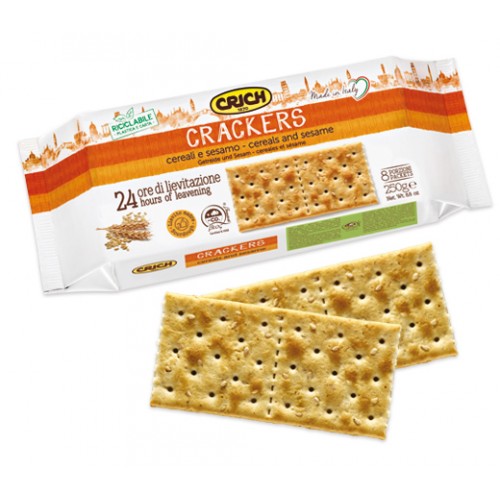 CRICH Crackers with Cereals & Sesame 250g 