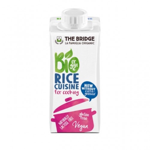 THE BRIDGE Organic GF Rice Cream for Cooking 200ml 