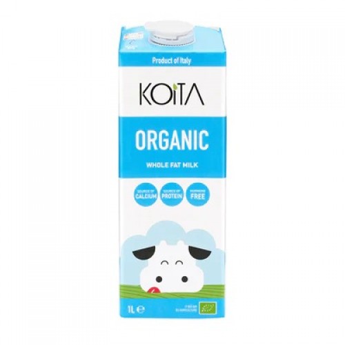 Koita Organic Whole-Fat Milk 1L