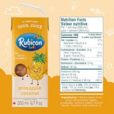 Rubicon Kids Pineapple & Coconut 200ml (No-Added-Sugar) 200ml 