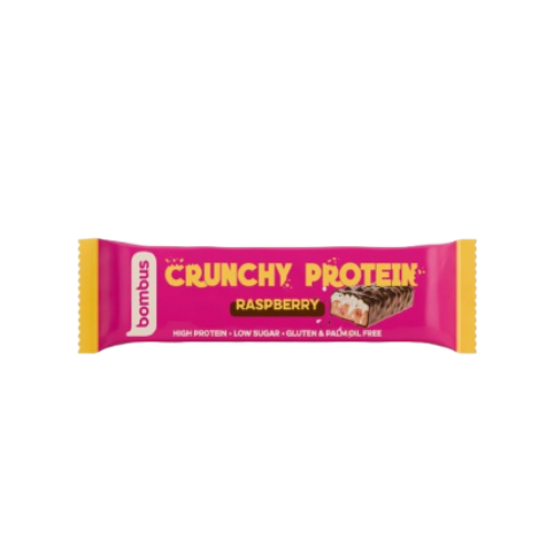 bombus GF Crunchy Protein Bar with Raspberry 50g