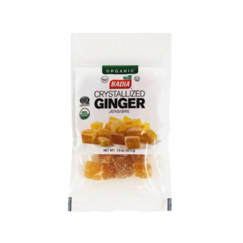 BADIA  Organic Crystallized Ginger 42.50g