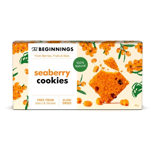 THE BEGINNINGS GF Seaberry Cookies 80g 