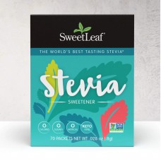 Sweet Leaf Stevia Sweetener 70 Packets 