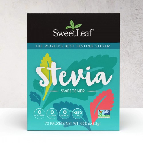 Sweet Leaf Stevia Sweetener 70 Packets 