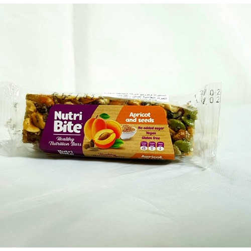 Nutri Bite Apricot & Seeds Bar (No-Added-Sugar) 40g 