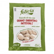 felicia GF Rice Gnocchi with Whole meal Buckwheat 400g  
