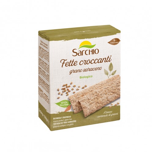 Sarchio Organic GF Buckwheat Crispbread 120g 