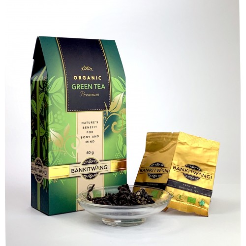 BANKITWANGI Organic Green Tea 60g