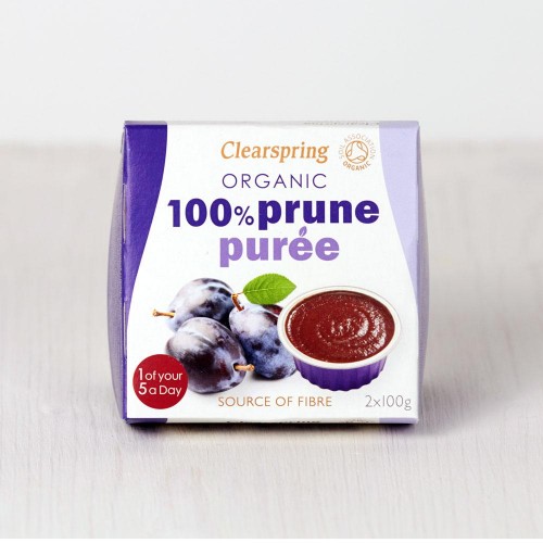 Clearspring Organic 100% Prune Puree 2*100g