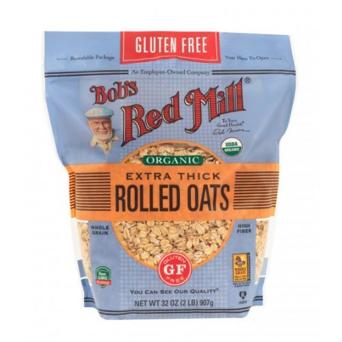 Bobs Red Mill Org.GF Extra Thick Rolled Oats 907g