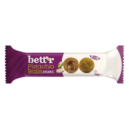 bettr Organic GF Pistachio Balls 45g 