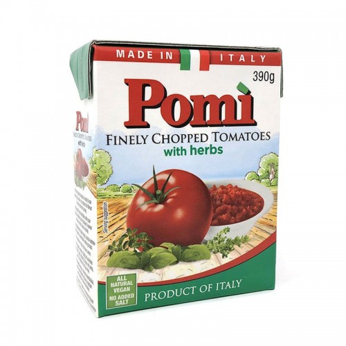 Pomi Finely Chopped Tomatoes with Herbs 390g