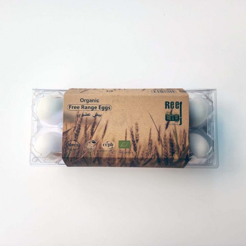 Organic White Local Breed Chicken Eggs/10 Eggs 