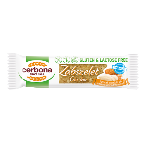 Cerbona GF Oat Bar with Caramel Almond 40g