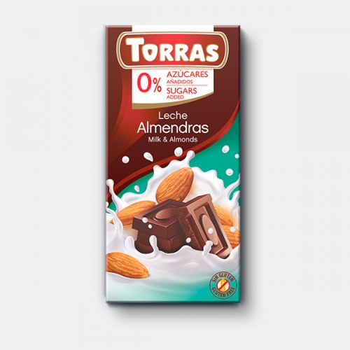 Torras  Milk Chocolate with Almonds 75g