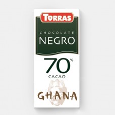 Torras  Dark Chocolate (Africa/Ghana) (Negro) (70% Cocoa) 125g 