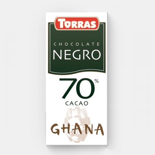 Torras  Dark Chocolate (Africa/Ghana) (Negro) (70% Cocoa) 125g 