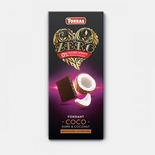 Torras Dark Chocolate with Coconut 125g 