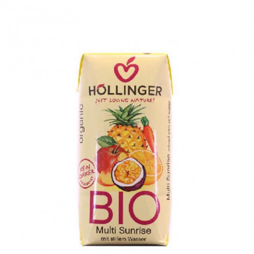 Hollinger Organic Bio Multi Sunrise mixed with Still Water 200ml