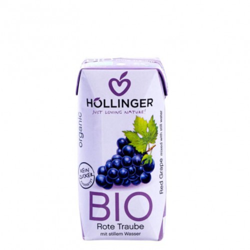 Hollinger Organic Red Grape mixed with Still Water 200ml
